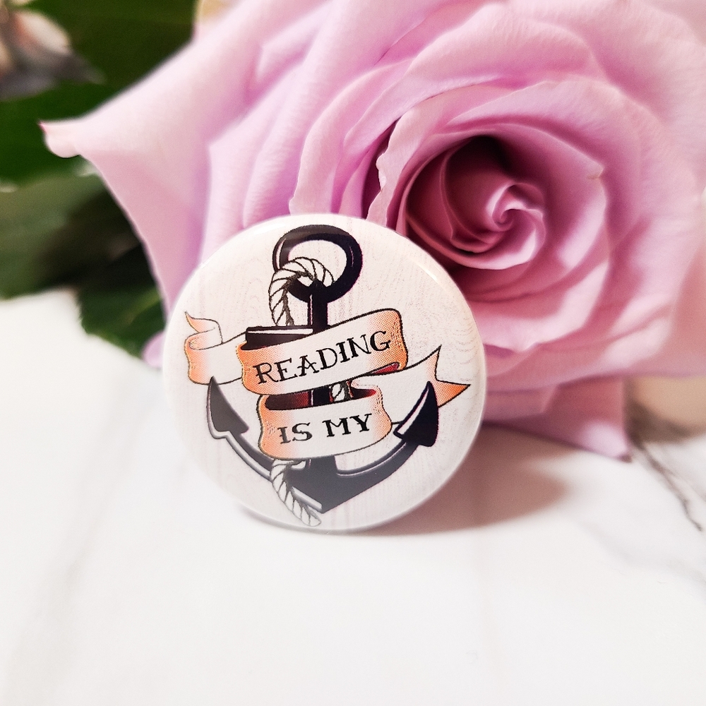 "Reading Is My" Anchor Button
